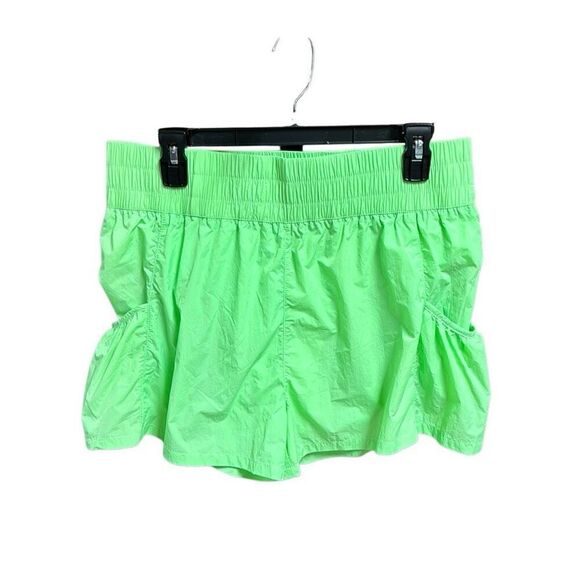 Pink Lily Women’s Lime Green Movement Shorts Size XL NEW - Picture 1 of 10